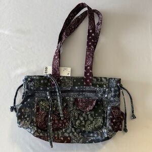 BDG Y2K Bandana Patch Shoulder Bag